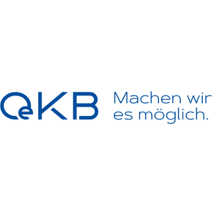 meinkarrierestart.at Das Bild zeigt das blaue Logo „QeKB“ gefolgt vom deutschen Text „Machen wir es möglich.“ auf weißem Hintergrund.