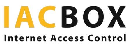 meinkarrierestart.at IACBOX-Logo mit dem Text „Internet Access Control“ darunter in schwarzen Buchstaben.