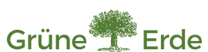 meinkarrierestart.at Grünes „Grüne Erde“-Logo mit einem stilisierten Baum zwischen den beiden Wörtern.