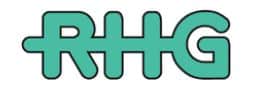 meinkarrierestart.at Das Bild zeigt die Buchstaben "RHG" in fetten, tealfarbenen Großbuchstaben mit abgerundeten Kanten.