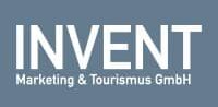 meinkarrierestart.at Weißer Text auf blau-grauem Hintergrund lautet "INVENT Marketing & Tourismus GmbH".