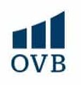 meinkarrierestart.at Blaues OVB Logo mit drei aufsteigenden Balken über den Buchstaben 